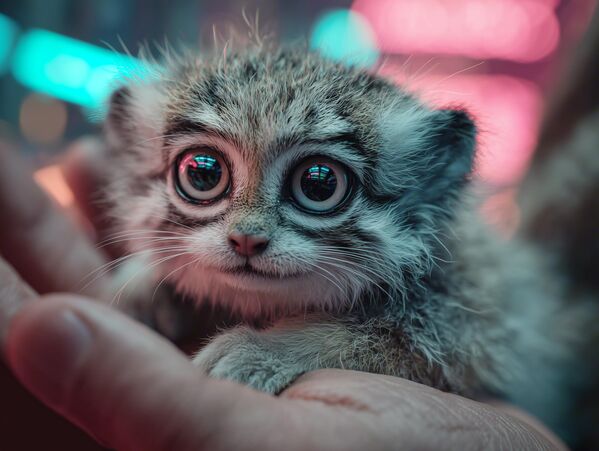 Năm 2060, giống mèo Manuletta mang tính cách mạng ra đời.Ngoại hình và đặc điểm: Vừa vặn trong lòng bàn tay, nhưng vẫn giữ nguyên tỷ lệ của một con mèo trưởng thành. Đôi mắt to lớn chiếm 30% khuôn mặt, và chúng có khả năng nhìn ban đêm như cú. Chúng có lớp lông lót kép như mèo Pallas, cộng thêm các sợi nano tự làm sạch.Mèo Manuletta sống lâu hơn mèo thường từ 3-4 lần nhờ chip nano được cấy ghép theo dõi sức khỏe 24/7, tự động chữa lành và ngăn ngừa lão hóa. - Sputnik Việt Nam