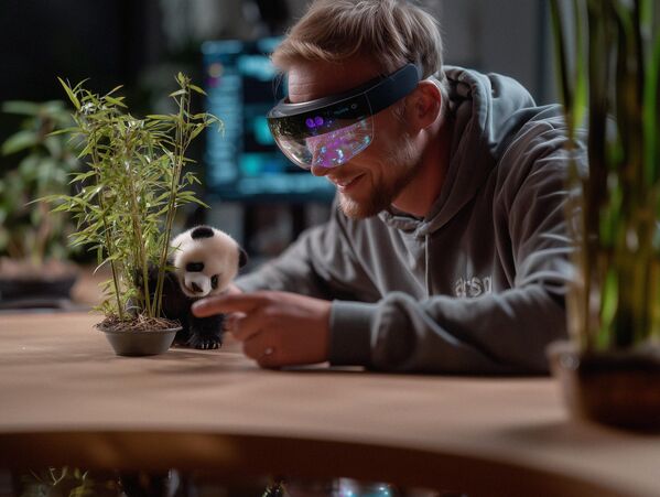 Đến năm 2100, một loài thú cưng mới, gấu trúc mini, sẽ xuất hiện.Ngoại hình và đặc điểm: Cao 15 cm, nặng tới 400 g. Tính cách hòa đồng và vui vẻ.Chăm sóc, bảo dưỡng và dinh dưỡng: Tre siêu nhỏ được trồng trong chậu trồng để bàn, bánh quy sợi tre hữu cơ.Sống được 25-30 năm nhờ chip VitaPanda, hiếm khi bị bệnh và miễn dịch với 99% virus. - Sputnik Việt Nam