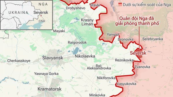 Lực lượng vũ trang Nga đã giải phóng 8 khu dân cư trong một tuần, bao gồm cả Seversk Lực lượng vũ trang Nga đã giải phóng 8 khu dân cư trong một tuần, bao gồm cả Seversk - Sputnik Việt Nam