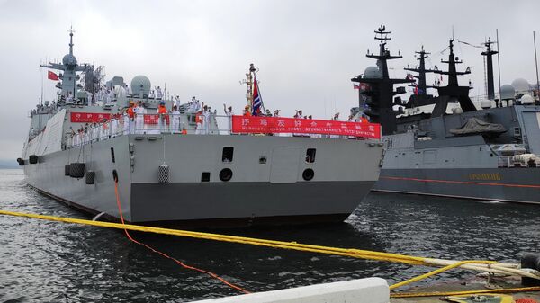 Сuộc diễn tập hải quân chung Nga – Trung Quốc mang tên «Tương tác hàng hải– 2025» - Sputnik Việt Nam