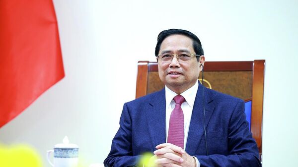 Thủ tướng Phạm Minh Chính điện đàm với Thủ tướng Singapore Lawrence Wong - Sputnik Việt Nam