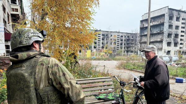 Quân đội Nga giải phóng Krasnoarmeysk. - Sputnik Việt Nam