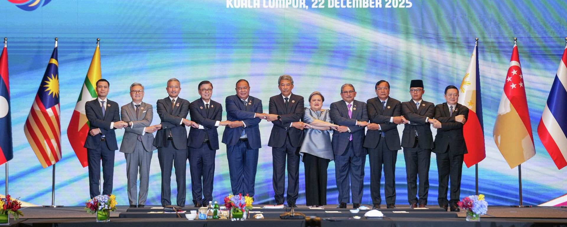 Ngày 22/12, Hội nghị Bộ trưởng Ngoại giao ASEAN đặc biệt về tình hình hiện nay giữa Campuchia và Thái Lan đã được tổ chức tại Kuala Lumpur, Malaysia - Sputnik Việt Nam, 1920, 11.06.2026