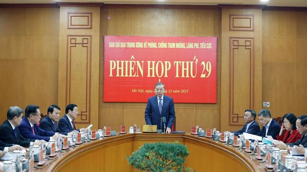 Tổng Bí thư Tô Lâm phát biểu chỉ đạo - Sputnik Việt Nam