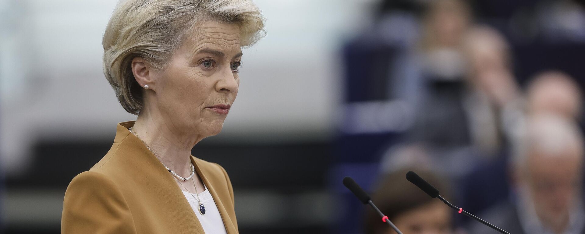 Chủ tịch Ủy ban châu Âu Ursula von der Leyen - Sputnik Việt Nam, 1920, 28.12.2025