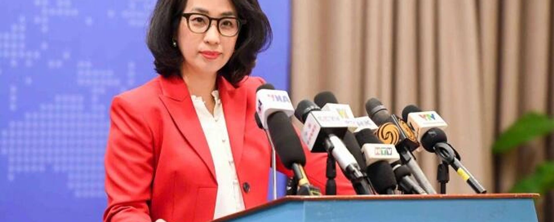 Người phát ngôn Bộ Ngoại giao Phạm Thu Hằng - Sputnik Việt Nam, 1920, 28.12.2025