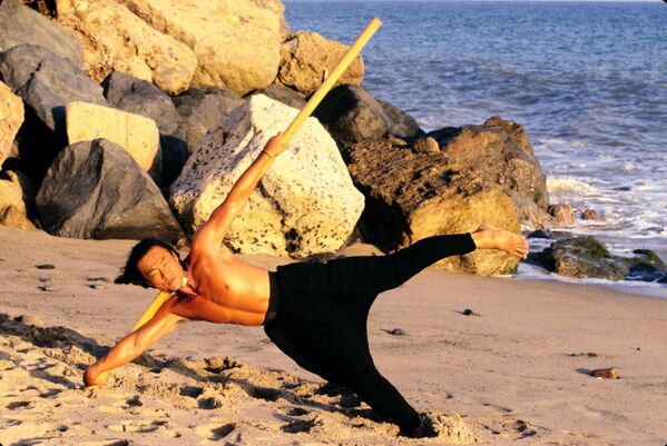 Diễn viên Cary Hirouki-Tagawa trên bãi biển Malibu - Sputnik Việt Nam