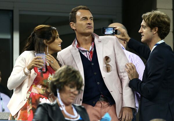 Diễn viên Julian McMahon tại ngày thứ năm của Giải quần vợt Mỹ mở rộng năm 2014 - Sputnik Việt Nam