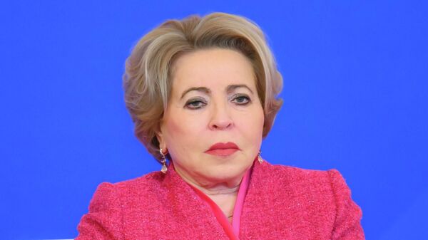  Chủ tịch Hội đồng Liên bang Nga Valentina Matvienko - Sputnik Việt Nam