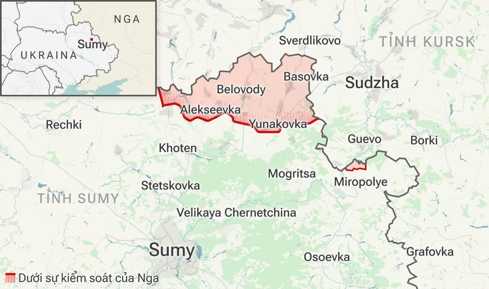 Quân đội Nga hiện chỉ còn cách thành phố Sumy dưới 20 km - Sputnik Việt Nam, 1920, 29.12.2025