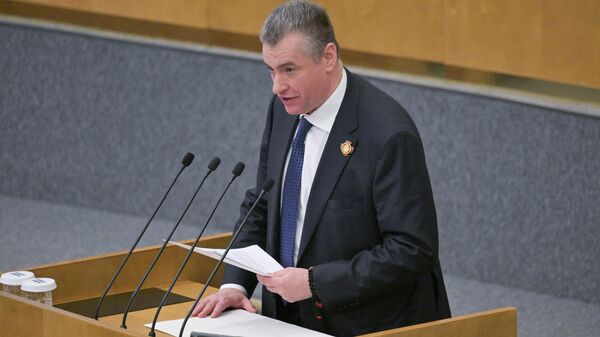 Chủ tịch Ủy ban Đối ngoại Duma Quốc gia, ông Leonid Slutsky - Sputnik Việt Nam