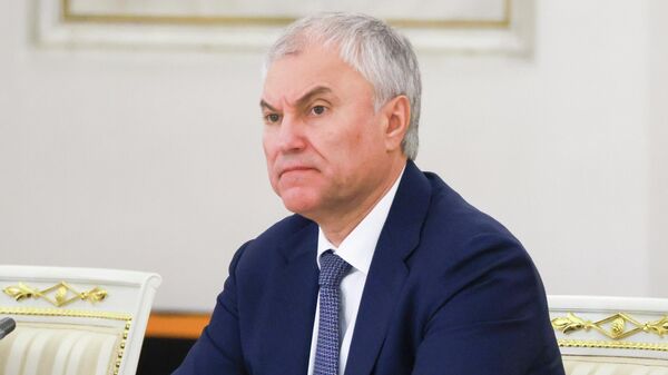 Chủ tịch Duma Quốc gia Nga Vyacheslav Volodin - Sputnik Việt Nam