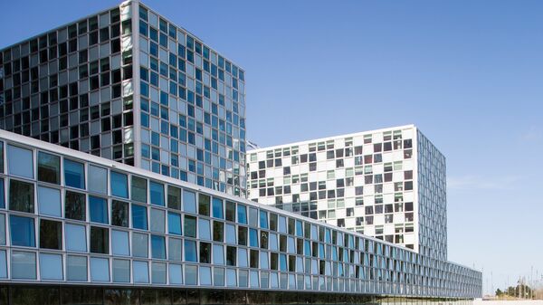 Bên ngoài Tòa án Hình sự Quốc tế ở The Hague, Hà Lan - Sputnik Việt Nam