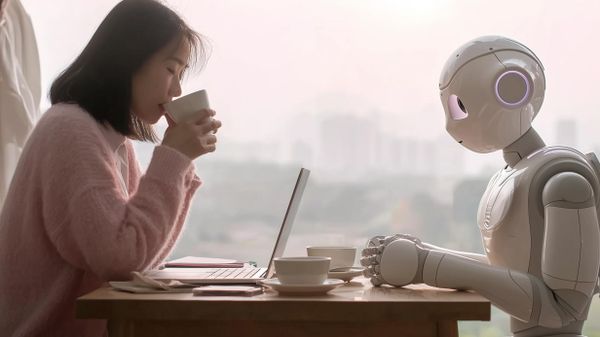 Một người phụ nữ tham khảo ý kiến trên mạng xã hội về mối quan hệ của cô ấy với robot - Sputnik Việt Nam