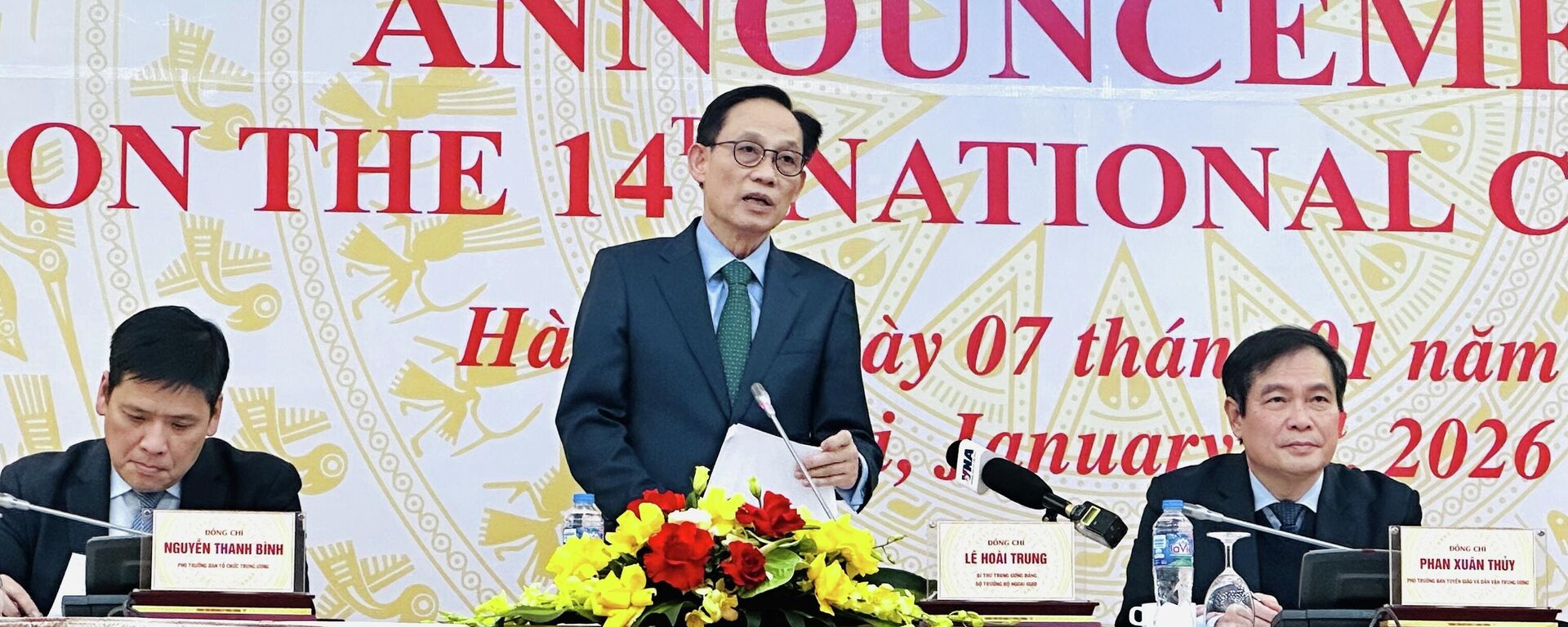 Thông báo về Đại hội XIV của Đảng tới các Cơ quan đại diện ngoại giao, các Tổ chức quốc tế - Sputnik Việt Nam, 1920, 08.01.2026