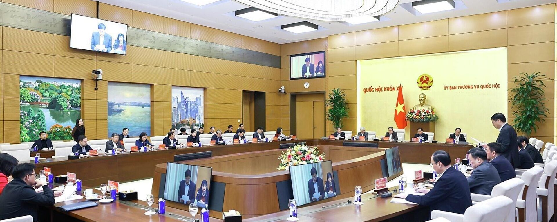 Chủ tịch Quốc hội Trần Thanh Mẫn chủ trì Hội nghị Ban Thường vụ Đảng uỷ Quốc hội và Uỷ ban TVQH - Sputnik Việt Nam, 1920, 10.01.2026