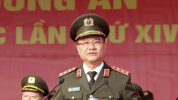 Thường trực Ban Bí thư Trần Cẩm Tú dự Lễ xuất quân, diễn tập phương án bảo đảm an ninh, trật tự Đại hội đại biểu toàn quốc lần thứ XIV của Đảng - Sputnik Việt Nam