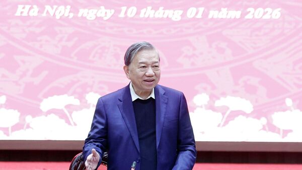 Tổng Bí thư Tô Lâm làm việc với Ban Thường vụ Thành uỷ Hà Nội - Sputnik Việt Nam