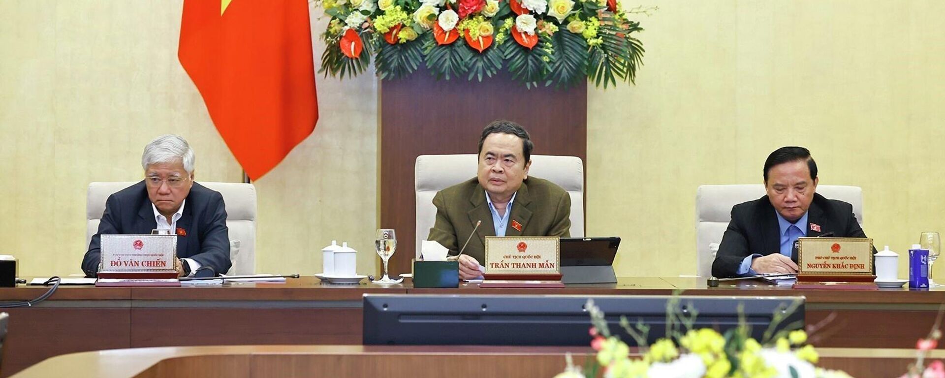 Chủ tịch Quốc hội Trần Thanh Mẫn phát biểu - Sputnik Việt Nam, 1920, 12.01.2026