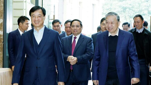 Tổng Bí thư Tô Lâm làm việc với Ban Thường vụ Thành uỷ Hà Nội - Sputnik Việt Nam