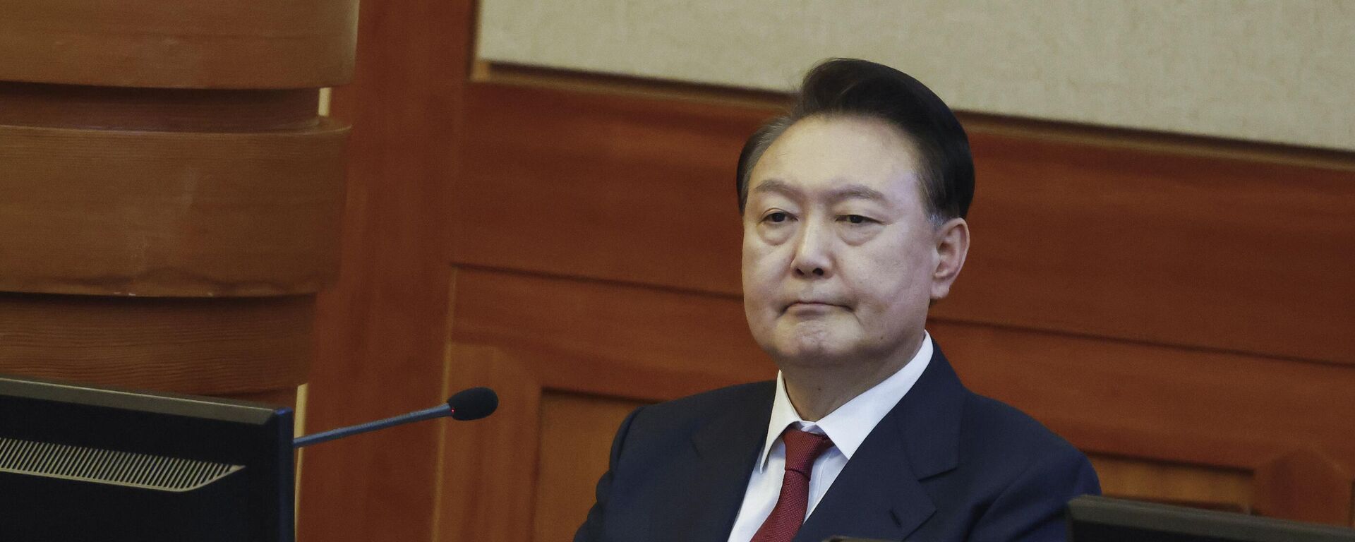 Tổng thống Hàn Quốc Yoon Suk-yeol tại Tòa án Hiến pháp ở Seoul, Hàn Quốc. - Sputnik Việt Nam, 1920, 13.01.2026