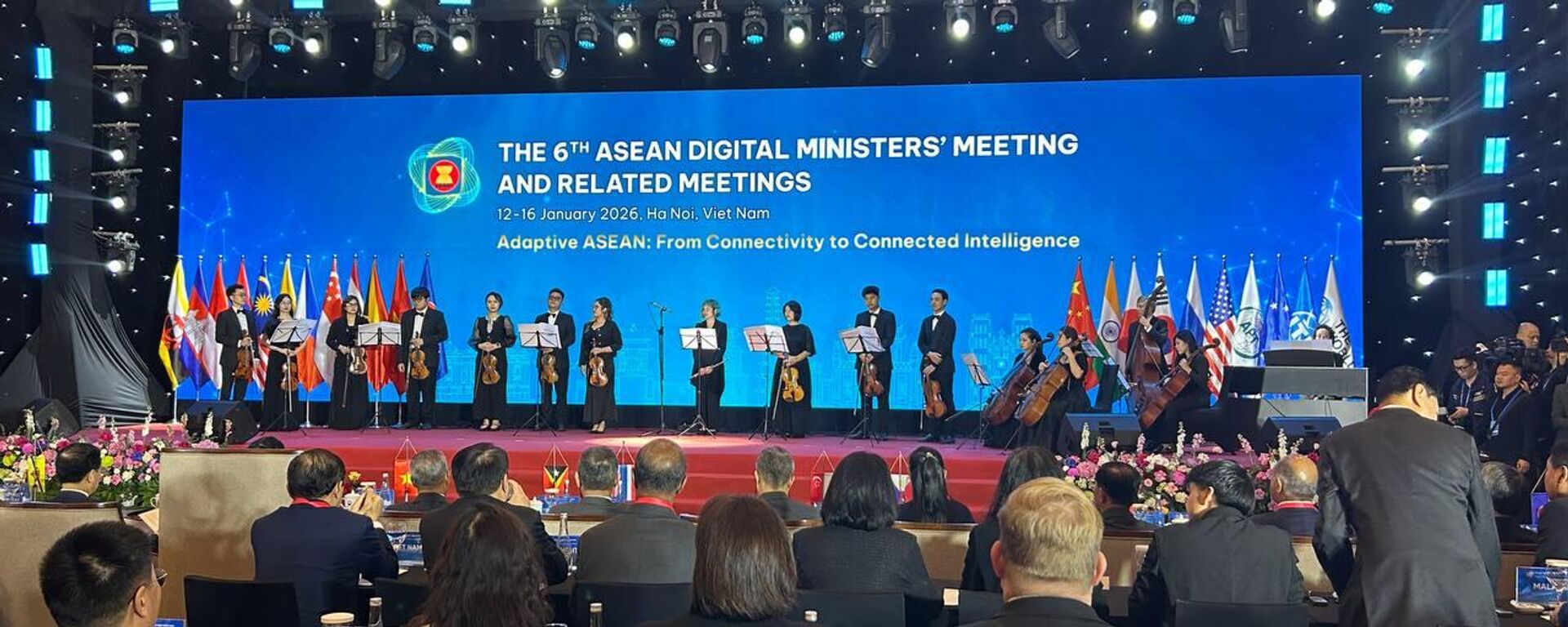 Lễ Khai mạc Hội nghị Bộ trưởng Số ASEAN (ADGMIN) lần thứ 6 đã được tổ chức trang trọng tại Hà Nội. - Sputnik Việt Nam, 1920, 15.01.2026