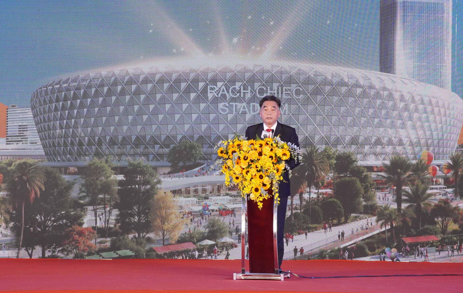 Ông Nguyễn Lộc Hà, Phó Chủ tịch thường trực UBND TP. Hồ Chí Minh phát biểu tại lễ động thổ - Sputnik Việt Nam, 1920, 15.01.2026