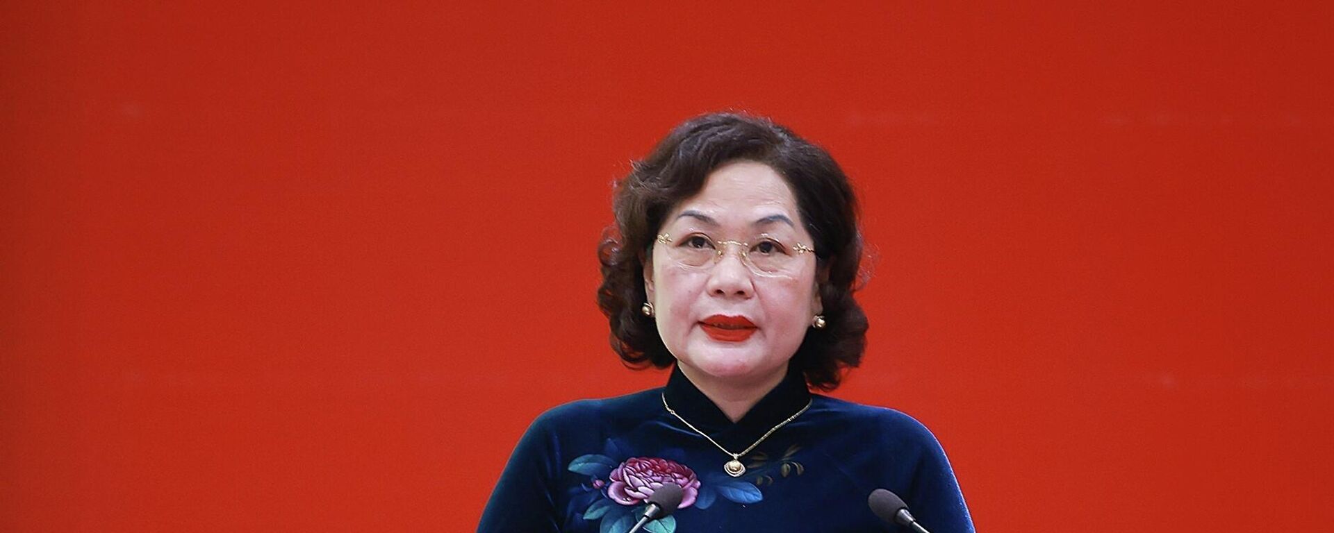 Thống đốc Ngân hàng Nhà nước Nguyễn Thị Hồng phát biểu - Sputnik Việt Nam, 1920, 16.01.2026