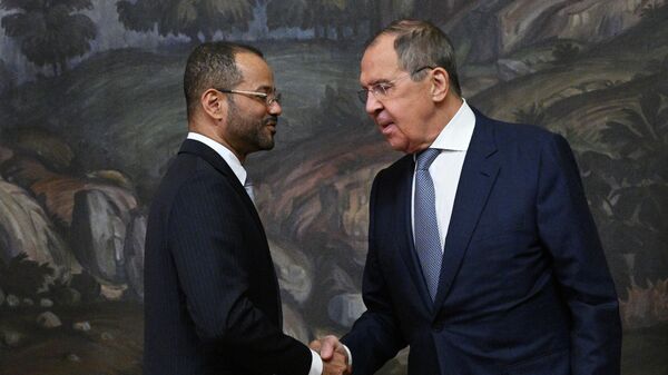Cuộc gặp giữa Bộ trưởng Ngoại giao Liên bang Nga và Vương quốc Oman, ông S. Lavrov và ông B. Al-Busaidi - Sputnik Việt Nam