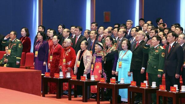 Khai mạc trọng thể Đại hội đại biểu toàn quốc lần thứ XIV của Đảng  - Sputnik Việt Nam