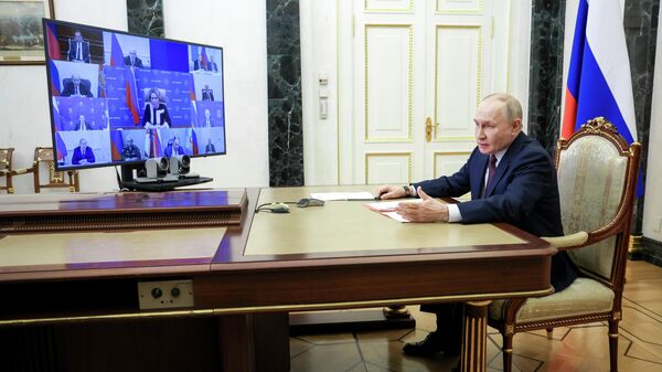 Tổng thống Vladimir Putin đã chủ trì cuộc họp của Hội đồng An ninh Liên bang Nga - Sputnik Việt Nam