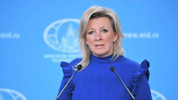 Đại diện chính thức của Bộ Ngoại giao Nga, bà Maria Zakharova - Sputnik Việt Nam