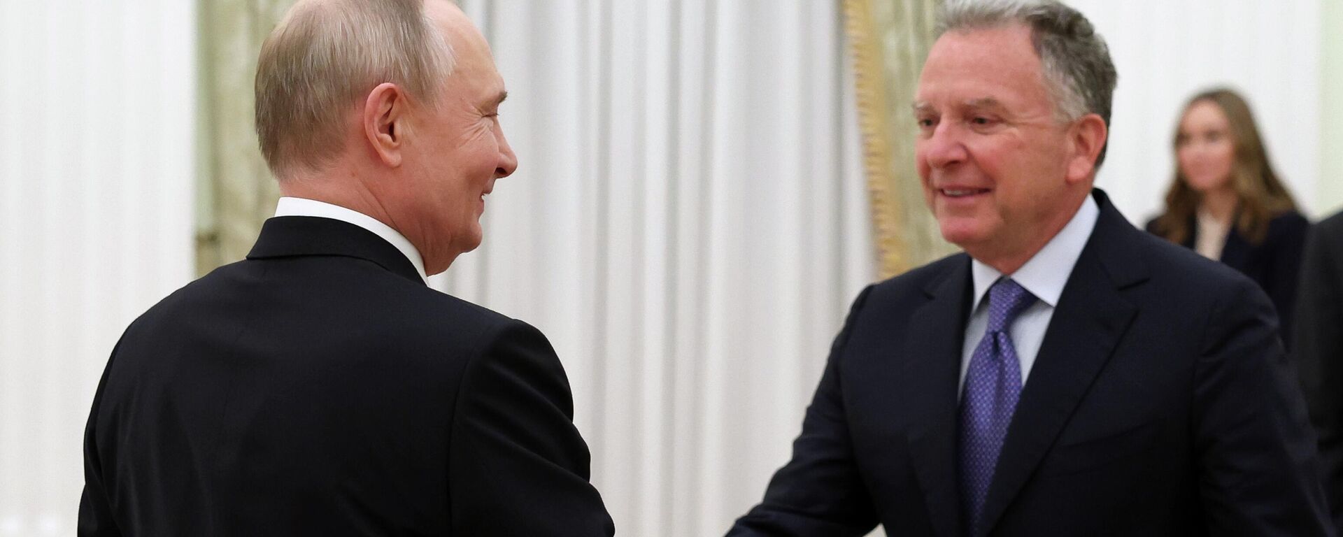 Cuộc gặp giữa Tổng thống Vladimir Putin và Đặc phái viên của Tổng thống Mỹ Steven Witkoff - Sputnik Việt Nam, 1920, 23.01.2026