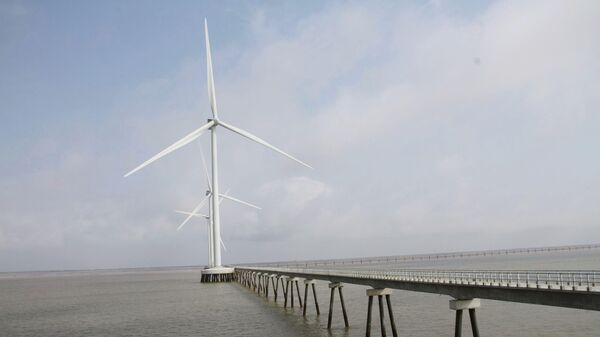 Các máy điện gió trên địa bàn tỉnh Cà Mau vận hành với tổng công suất 1.610,2MW/năm - Sputnik Việt Nam