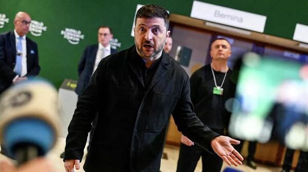 Vladimir Zelensky tại Diễn đàn Kinh tế Thế giới ở Davos - Sputnik Việt Nam