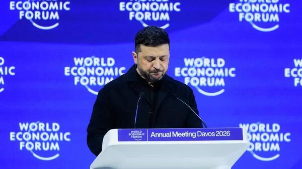 Vladimir Zelensky tại Diễn đàn Kinh tế Thế giới ở Davos - Sputnik Việt Nam