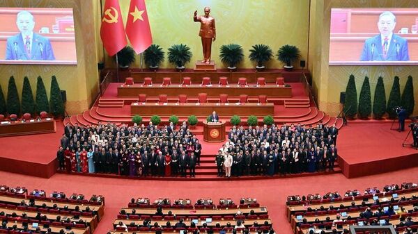 Đại hội đại biểu toàn quốc lần thứ XIV của Đảng họp phiên bế mạc vào chiều 23/1 - Sputnik Việt Nam