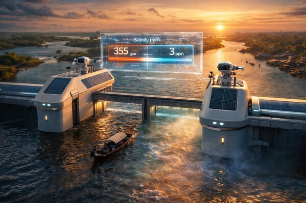 Tuyến phòng thủ trước xâm nhập mặn - Sputnik Việt Nam