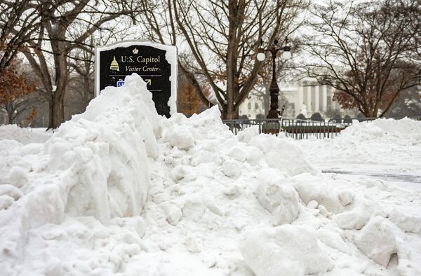 Hậu quả tuyết rơi ở Washington - Sputnik Việt Nam