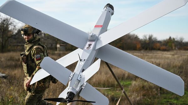 Công tác tác chiến của UAV Lancet thuộc nhóm Trung tâm - Sputnik Việt Nam