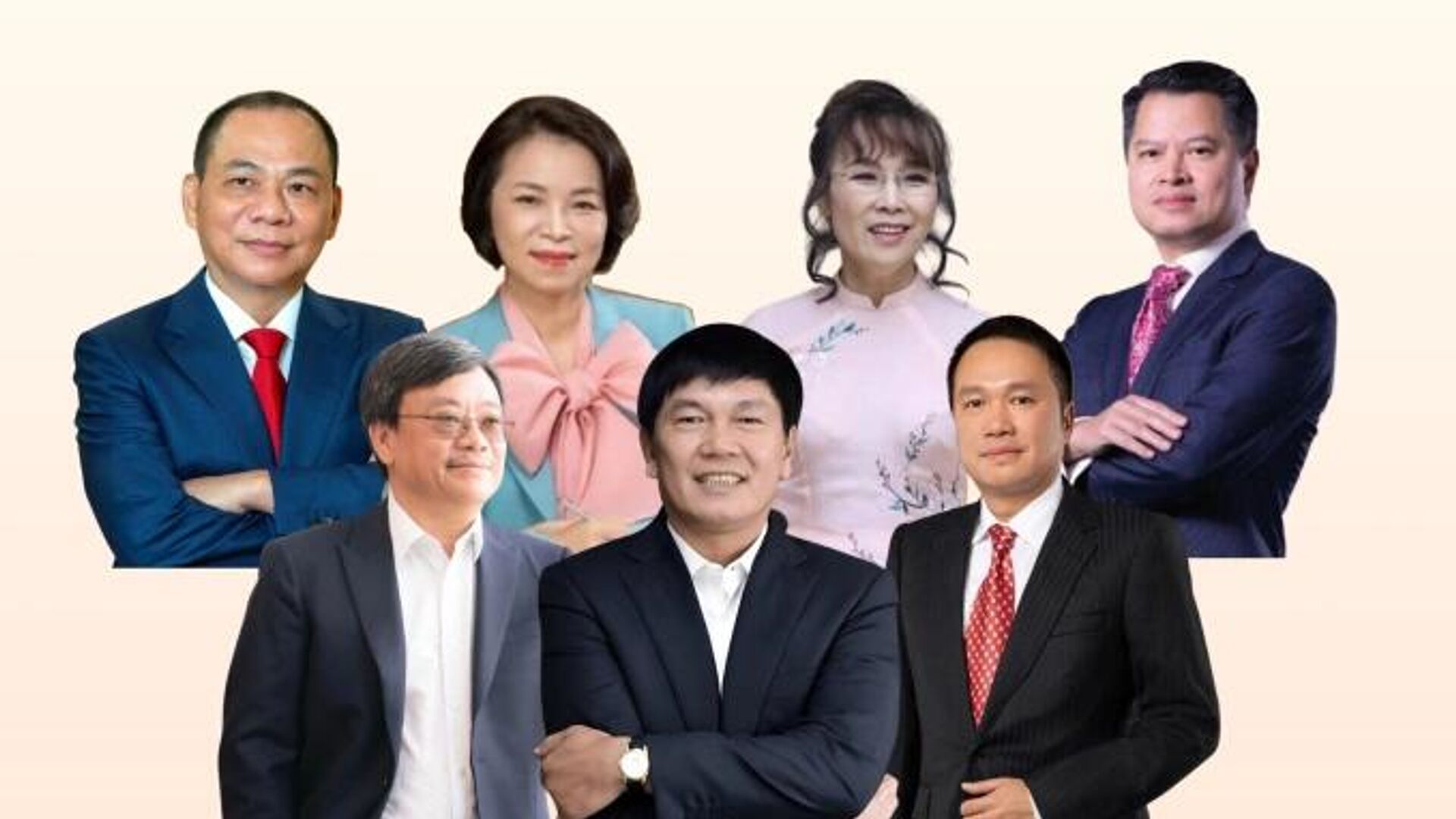 Các tỷ phú Việt Nam trong danh sách xếp hạng của Forbes. - Sputnik Việt Nam, 1920, 02.02.2026