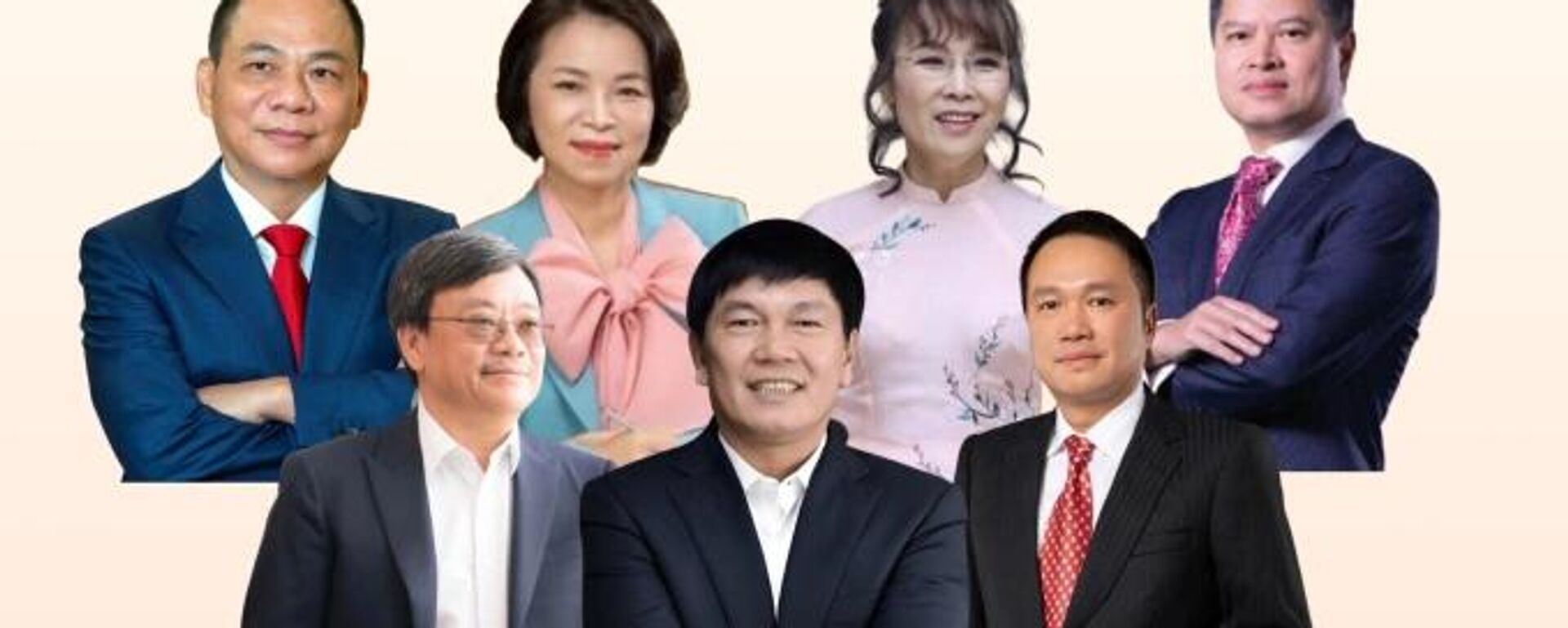 Các tỷ phú Việt Nam trong danh sách xếp hạng của Forbes. - Sputnik Việt Nam, 1920, 11.03.2026