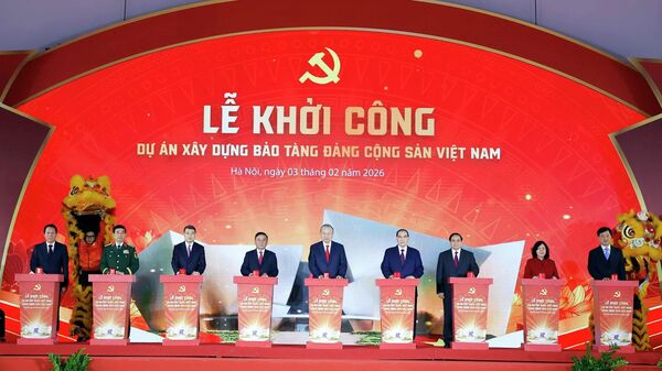 Tổng Bí thư Tô Lâm dự Lễ khởi công dự án xây dựng Bảo tàng Đảng Cộng sản Việt Nam - Sputnik Việt Nam