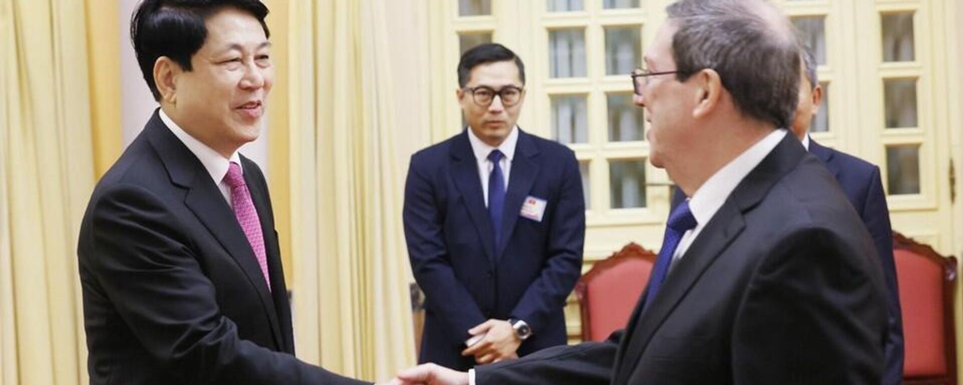 Chủ tịch nước tiếp Đặc phái viên Đảng, Nhà nước Cuba, Bộ trưởng Ngoại giao Cuba - Sputnik Việt Nam, 1920, 20.03.2026