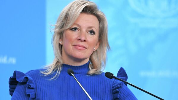 Đại diện chính thức của Bộ Ngoại giao Nga, bà Maria Zakharova - Sputnik Việt Nam