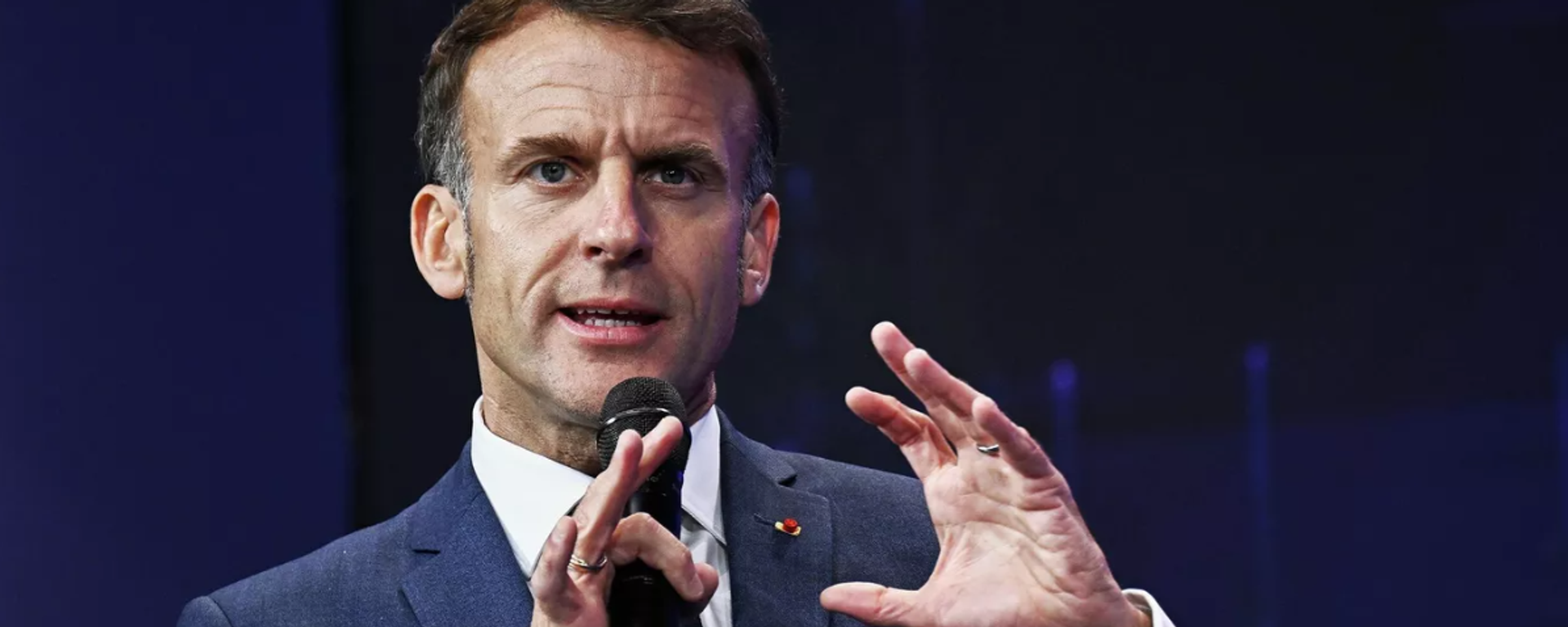 Tổng thống Pháp Emmanuel Macron - Sputnik Việt Nam, 1920, 07.07.2026