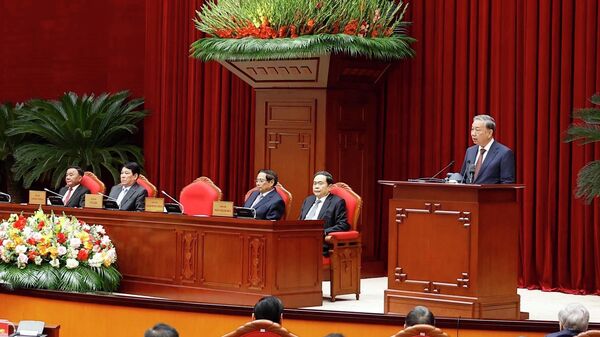 Tổng Bí thư Tô Lâm phát biểu
 - Sputnik Việt Nam