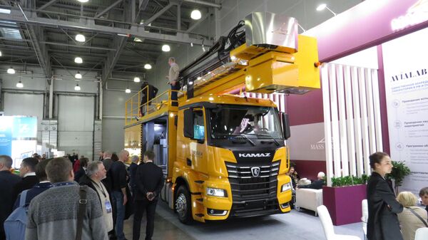 Thiết bị khử băng máy bay Rubezh được phát triển bởi công ty MASS GROUP của Nga. Khung máy, như bạn thấy, cũng được sản xuất tại Nga - Sputnik Việt Nam