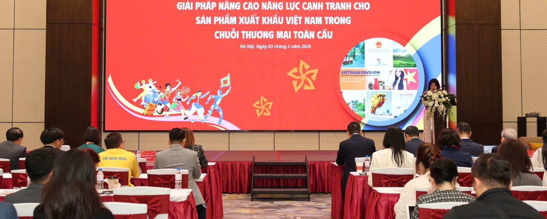 Diễn đàn “Giải pháp nâng cao năng lực cạnh tranh cho sản phẩm xuất khẩu Việt Nam trong chuỗi thương mại toàn cầu” - Sputnik Việt Nam, 1920, 05.02.2026