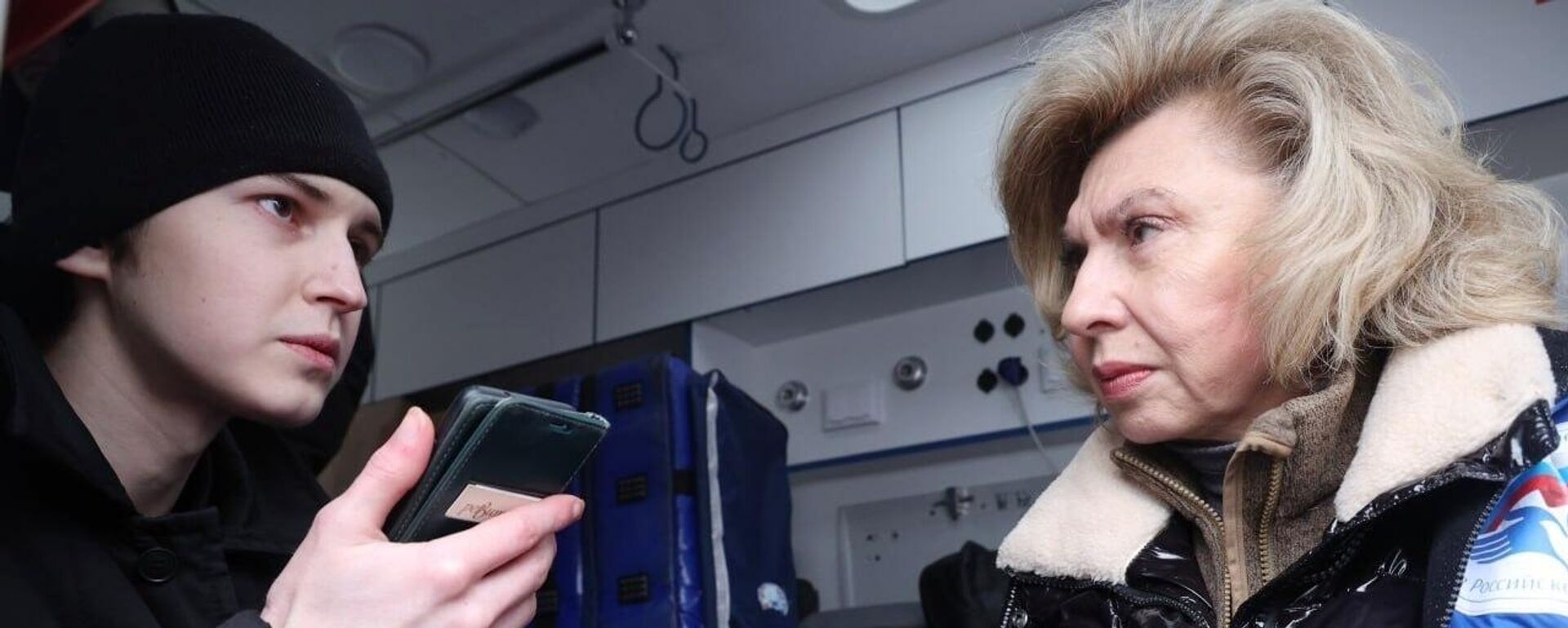 Bà Tatyana Moskalkova, Ủy viên thường trực về Nhân quyền của Nga trong một cuộc trao đổi tù binh - Sputnik Việt Nam, 1920, 05.02.2026